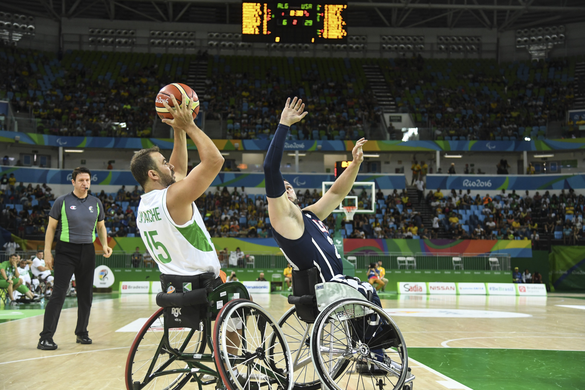 Algeria competed at the Rio 2016 Paralympic Games, finishing last ©Getty Images 