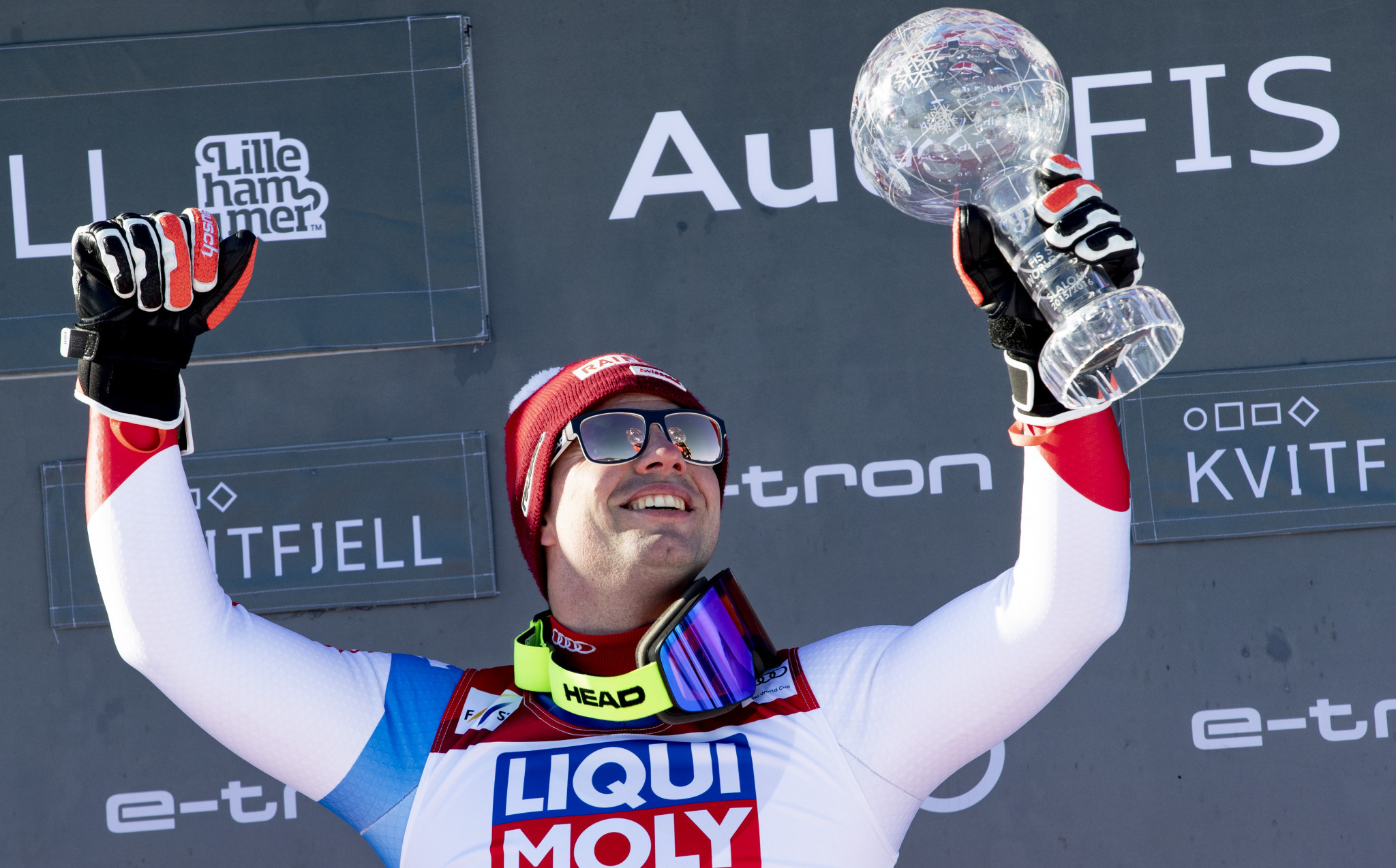 Feuz earns downhill crystal globe at FIS Alpine Ski World Cup in Kvitfjell