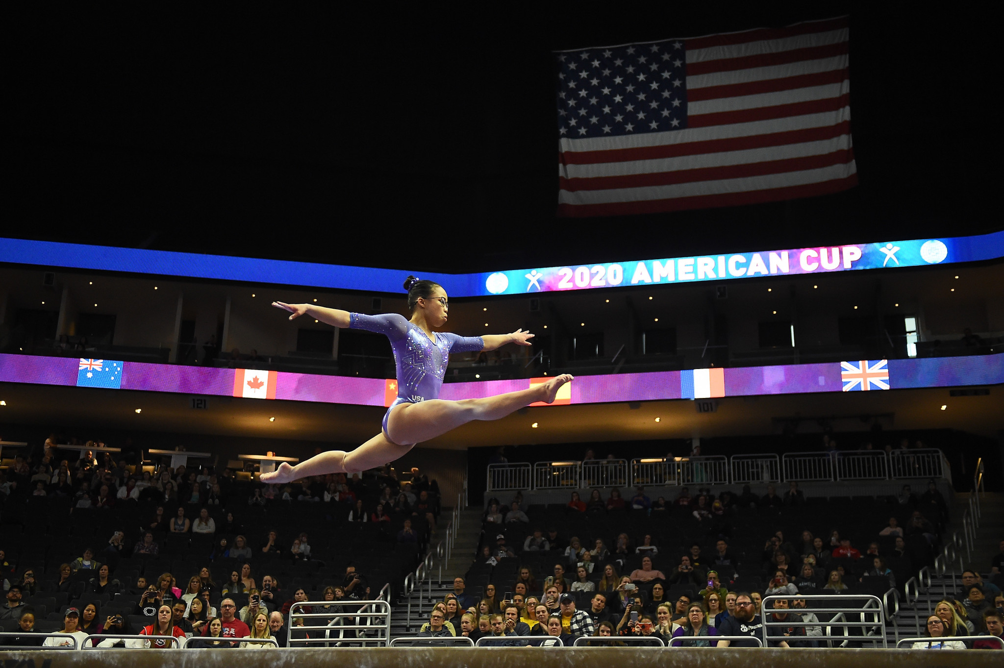 Morgan Hurd of the United States earned the women's all-around title at the American Cup ©Getty Images
