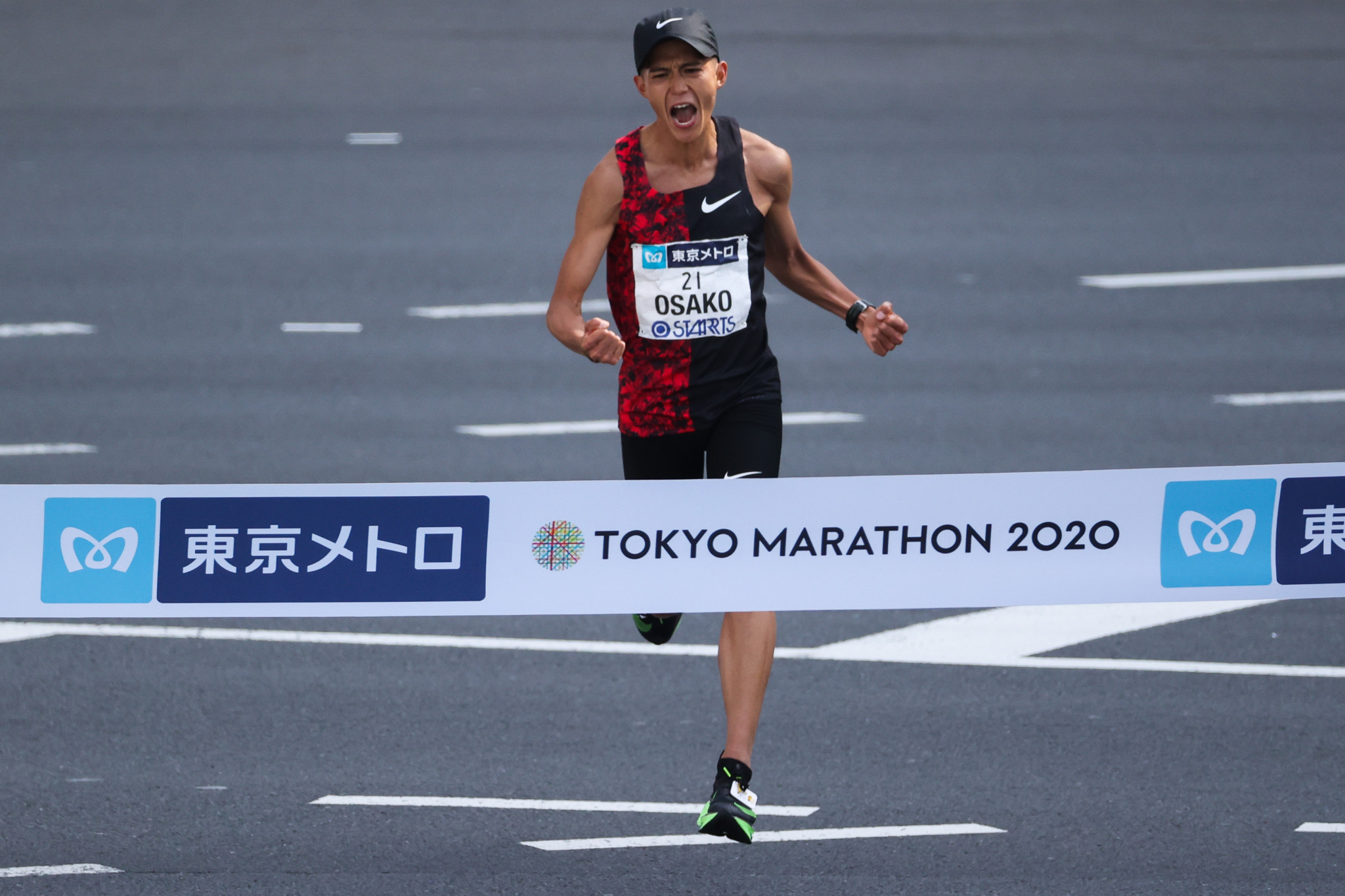 Suguru Osako qualified after his Tokyo Marathon national record was not bettered ©Getty Images