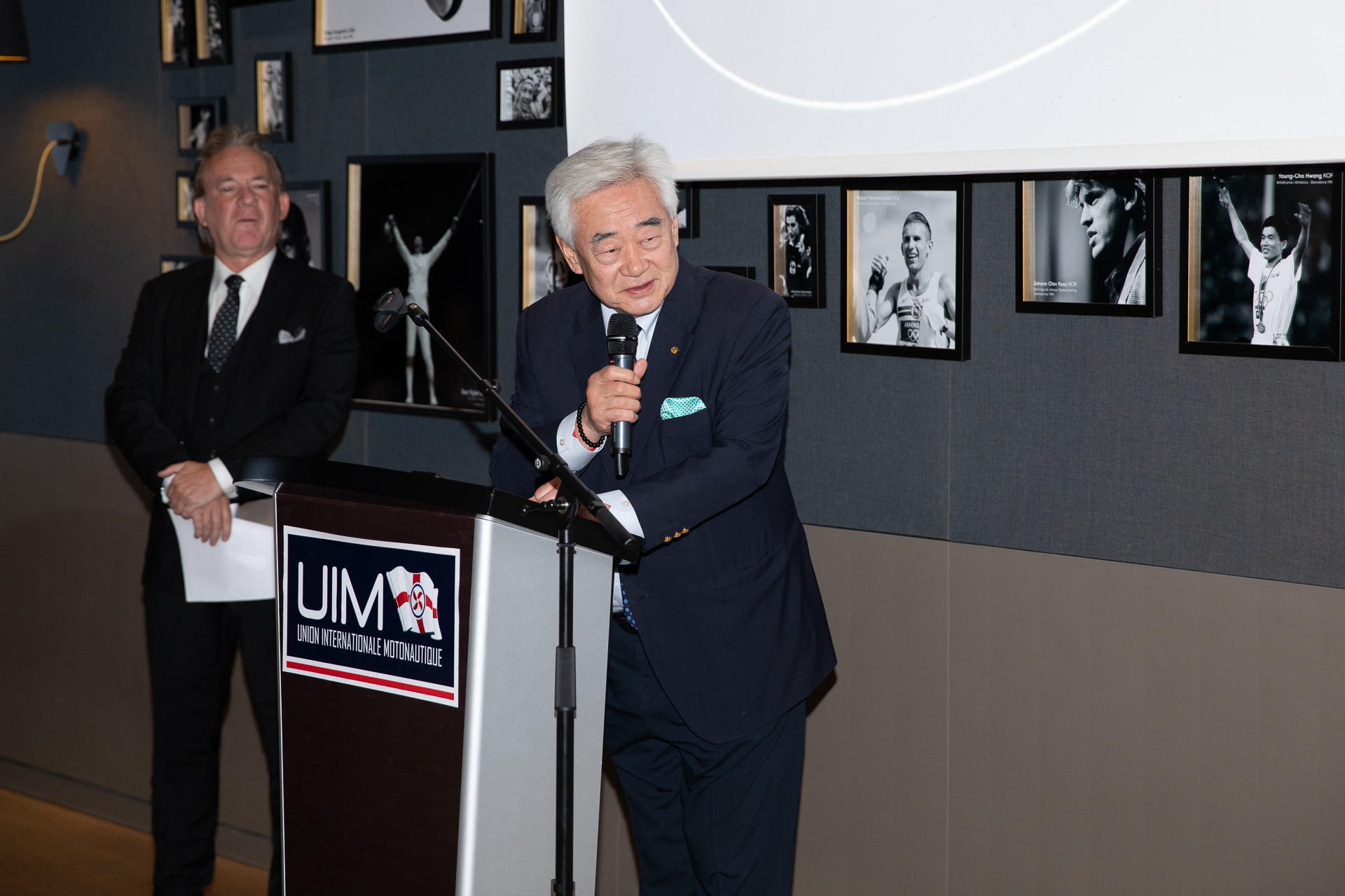 Chungwon Choue was honoured with the Stefano Casiraghi Memorial Award ©World Taekwondo