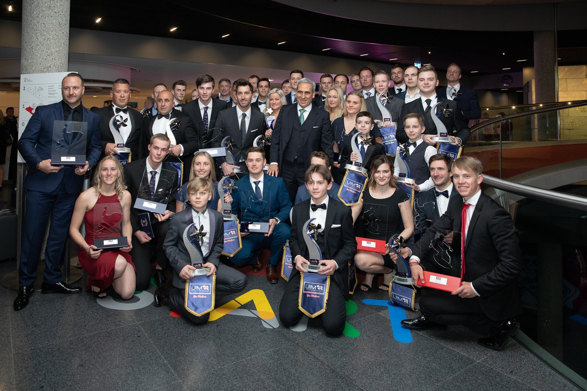 Guests gathered at the Olympic Museum in Lausanne for the UIM Awards Giving Gala ©Facebook