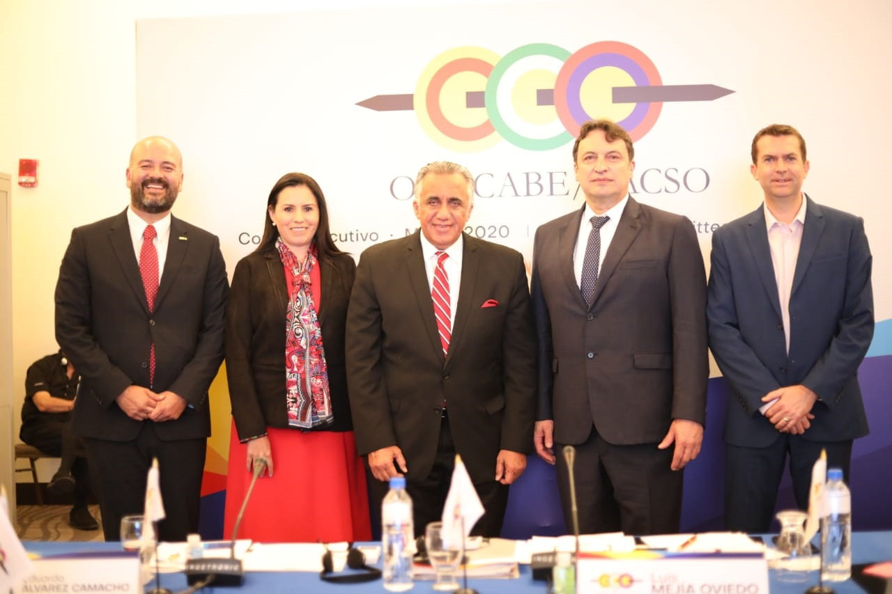 León, represented by the Mexican delegation at the CACSO Executive Board meeting, is one of two cities to have presented formal nominations to host the 2026 Central American and Caribbean Games ©CACSO