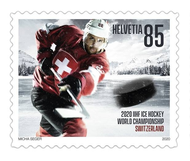 Swiss Post launch new stamps to celebrate IIHF World Championships 