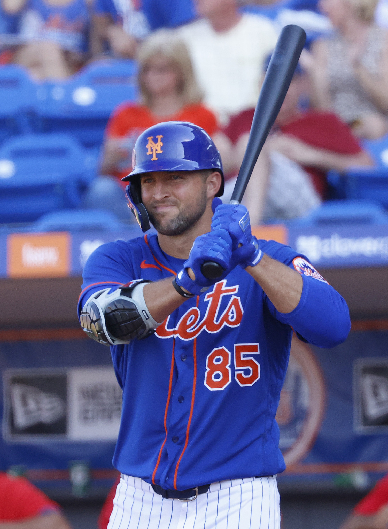 Former NFL quarter back Tim Tebow appeared in 77 games for the Syracuse Mets - the Triple-A affiliate of New York Mets - in 2019 after switching from American football ©Getty Images