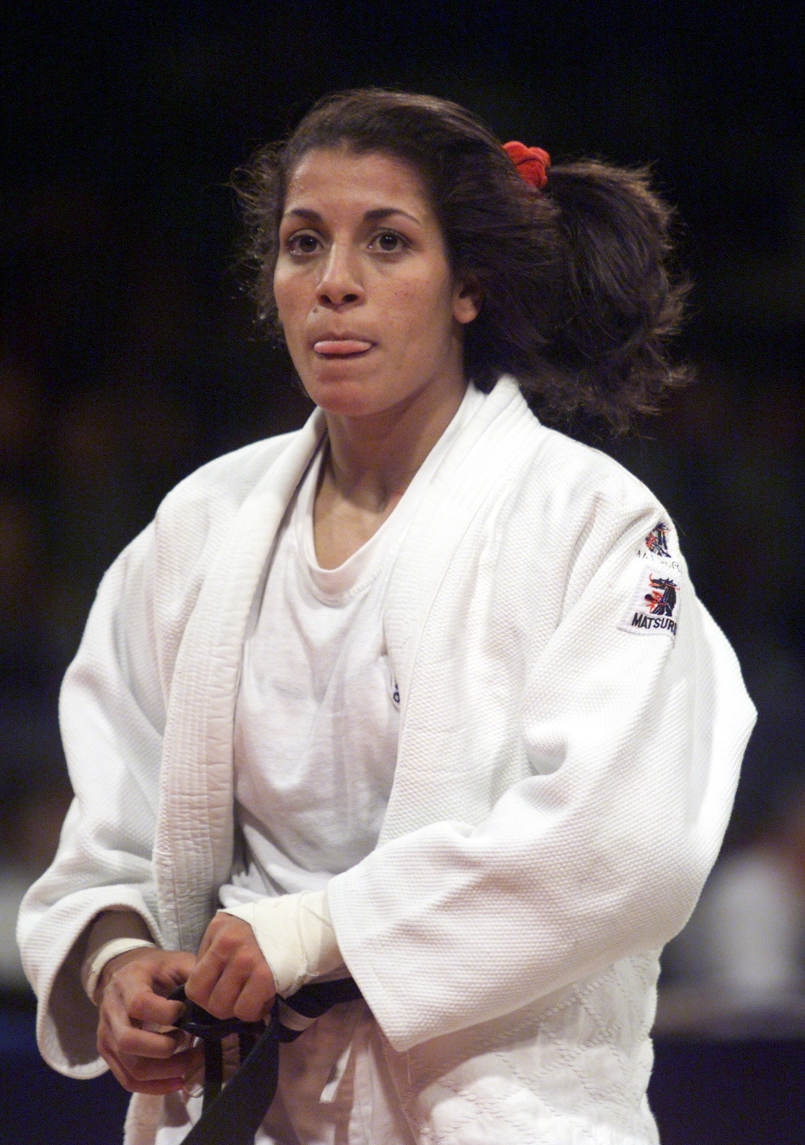 Salima Souakri became the first Algerian and Arab woman to compete in judo at the Olympics after competing at Atlanta 1996 ©Getty Images