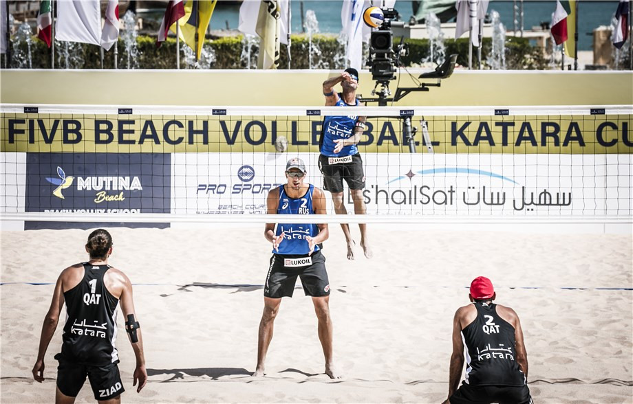 World champions off to a flyer at FIVB Beach World Tour event in Doha