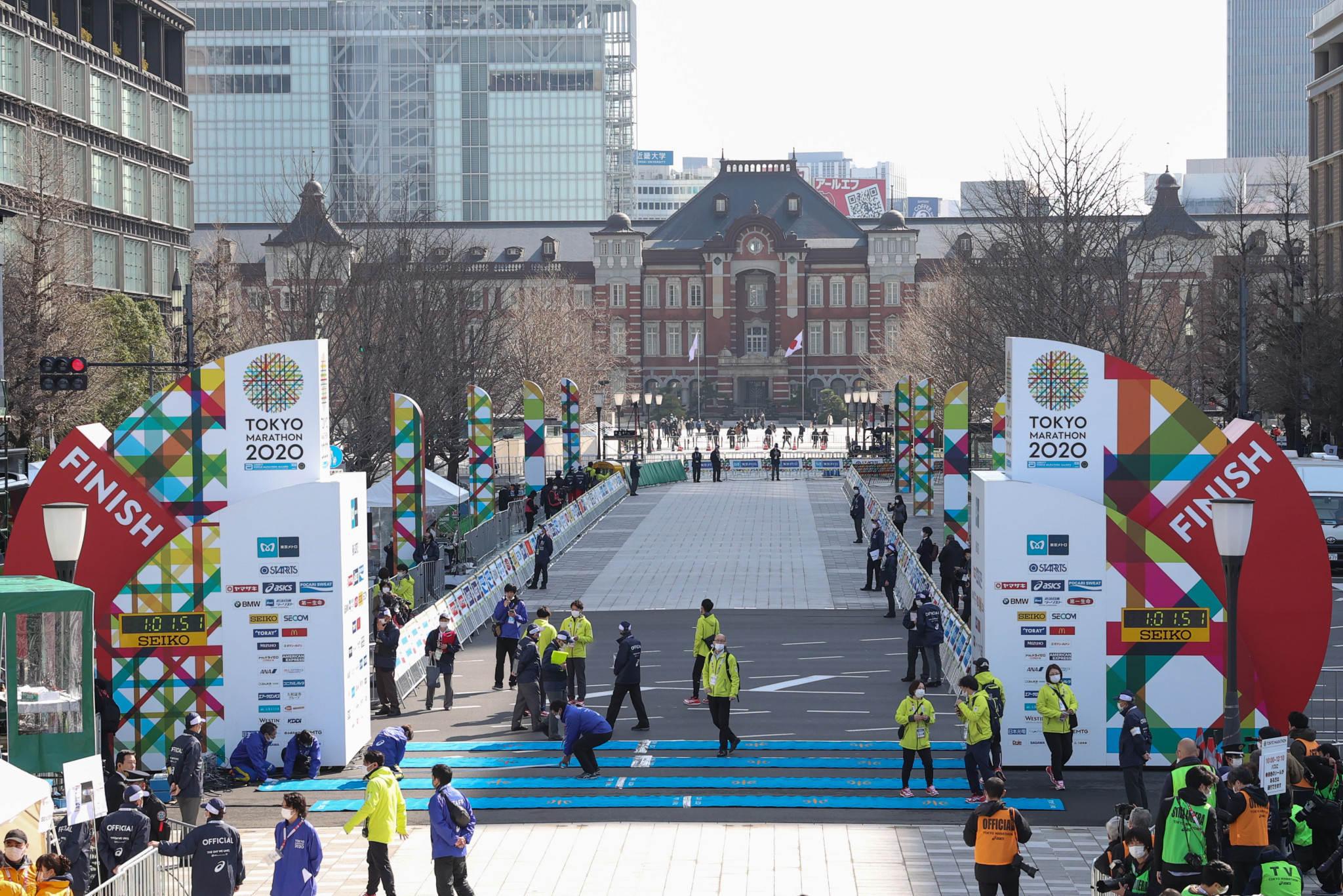 The Tokyo Marathon was restricted to only elite athletes due to the coronavirus outbreak ©Getty Images