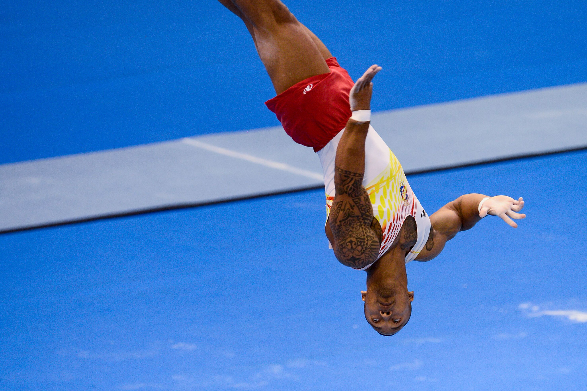 Spain's Rayderley Zapata could book his Olympic place through the men's floor ©Getty Images
