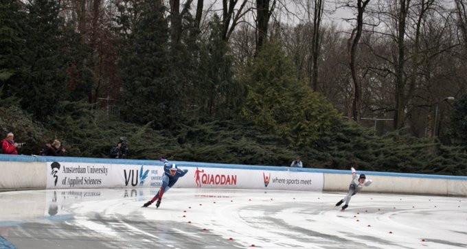 The World University Speed Skating Championships continued in Amsterdam today ©ISU