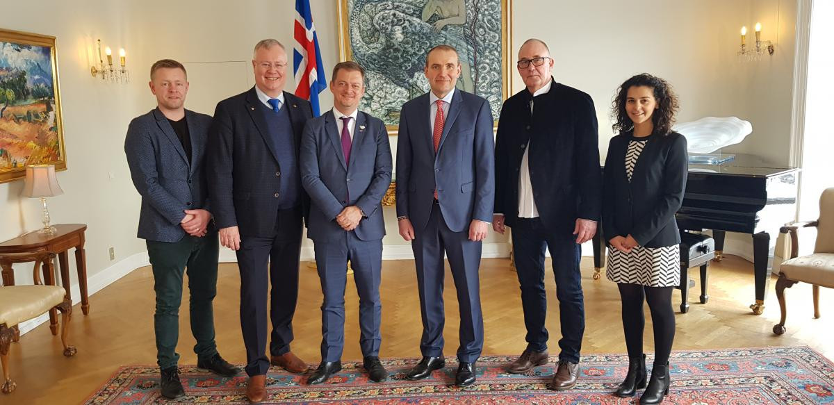 IPC President Andrew Parsons holds talks with President of Iceland