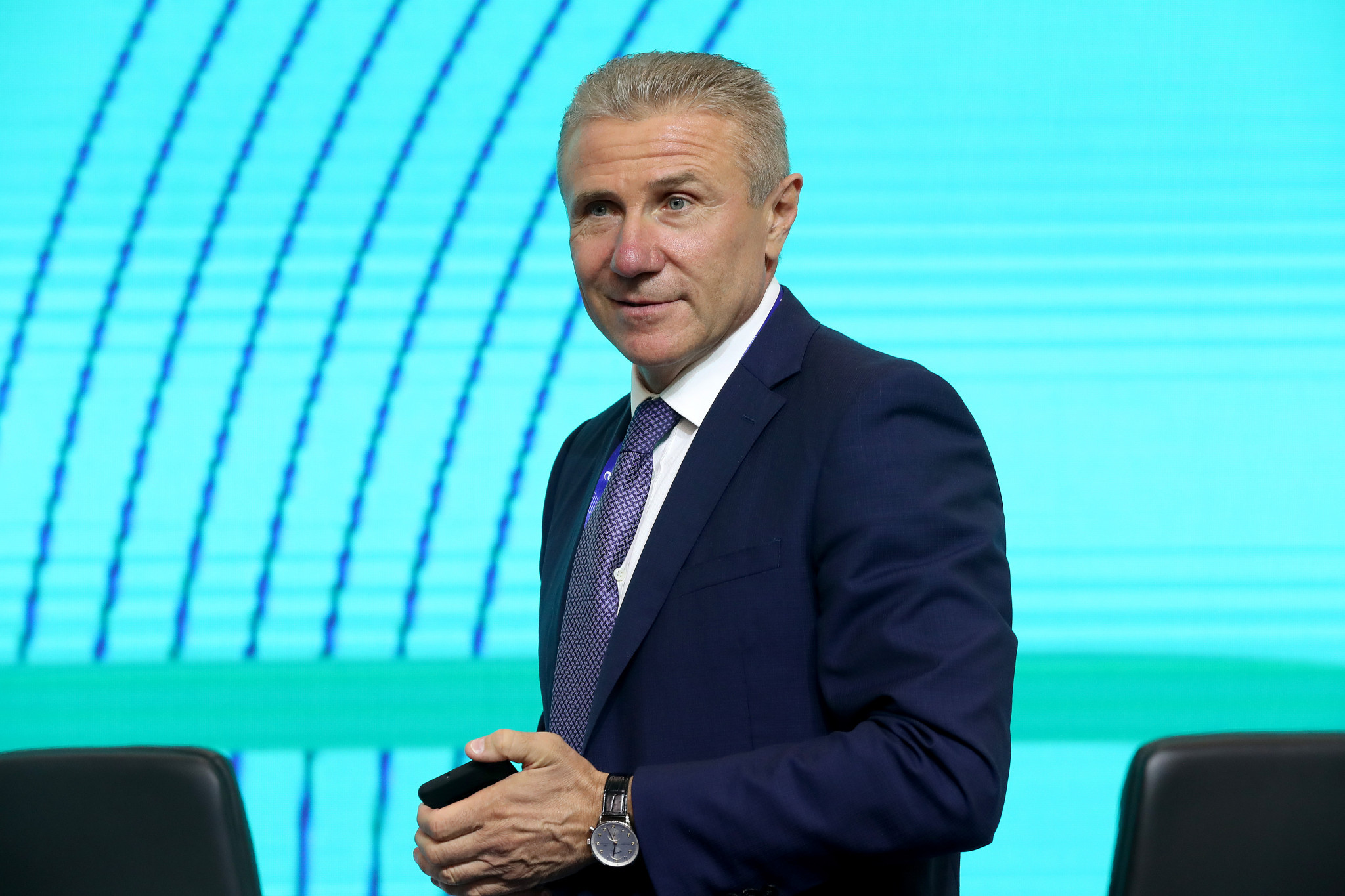 Sergey Bubka was among the World Athletics Council members participating via teleconference following travel restrictions ©Getty Images