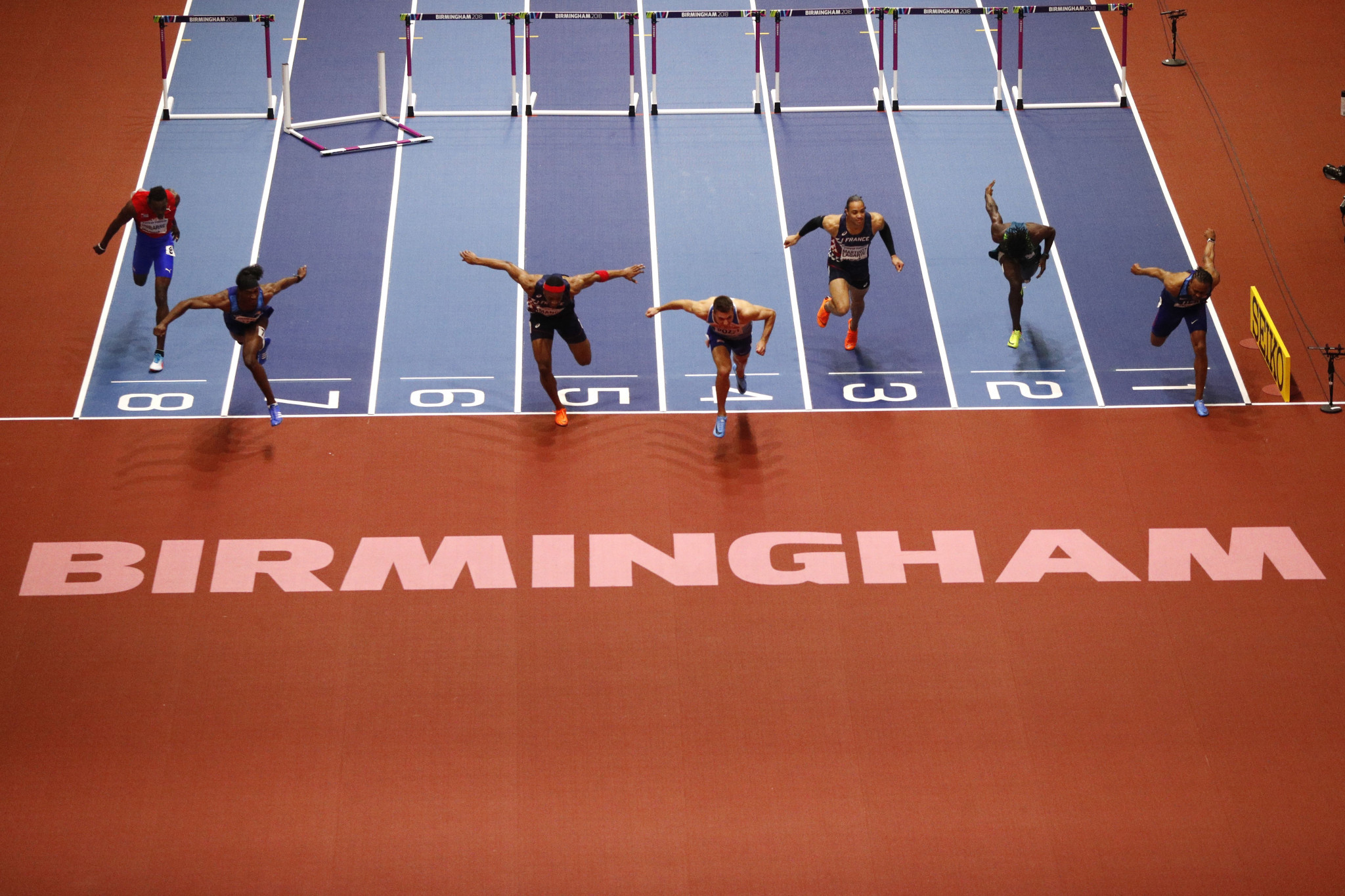 Birmingham hosted the most recent edition of the World Athletics Indoor Championships in 2018 ©Getty Images