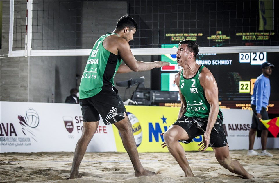 Mexico and Poland through to FIVB Beach Volleyball World Tour final in Qatar