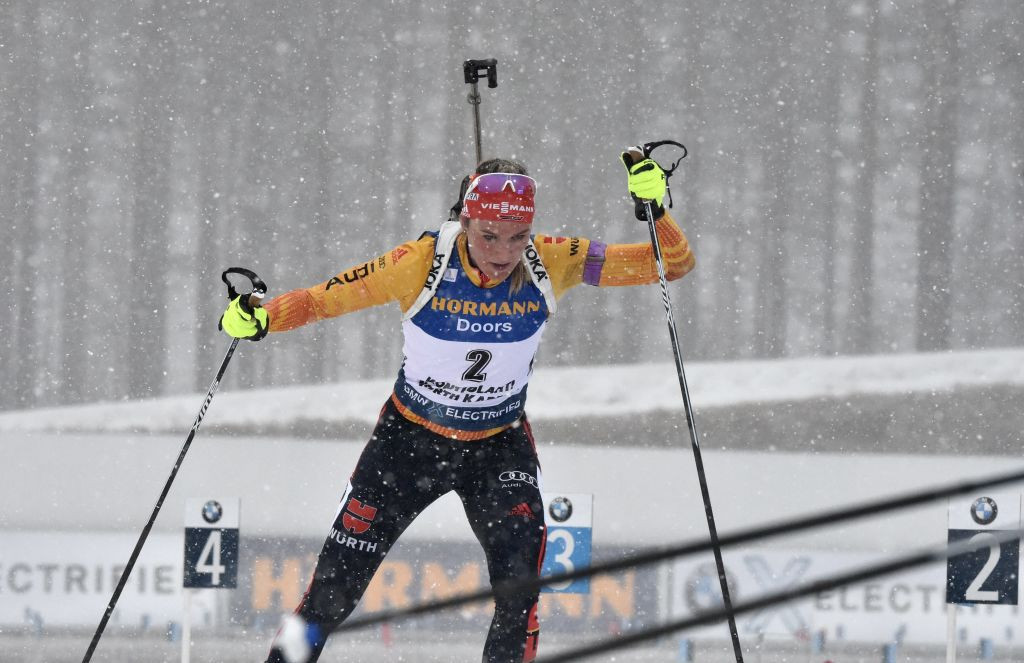 Denise Herrmann won the women's sprint at the World Cup in Finland ©Getty Images