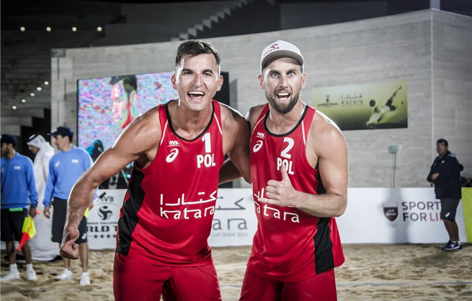 Fijalek and Bryl win FIVB Beach Volleyball World Tour final in Qatar