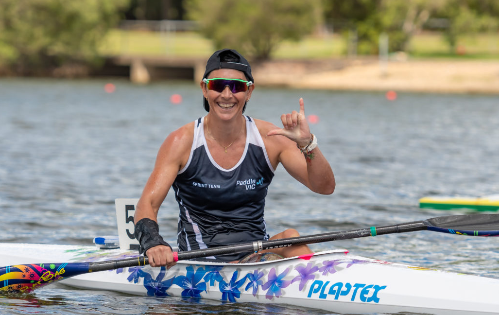 AJ Reynolds is one of four paddlers on the verge of booking their ticket to Tokyo 2020 ©Paralympics Australia
