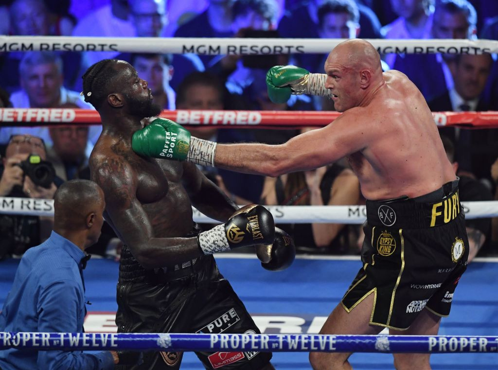 Tyson Fury beat Deontay Wilder to win the World Boxing Council heavyweight title in Las Vegas ©Getty Images