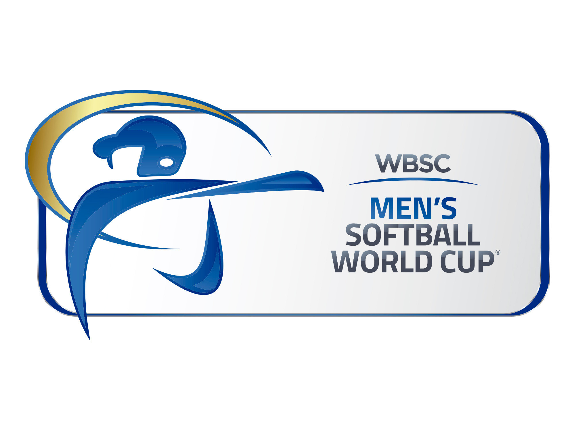 The emblem for the inaugural World Baseball Softball Confederation Men's Softball World Cup has been revealed ©WBSC