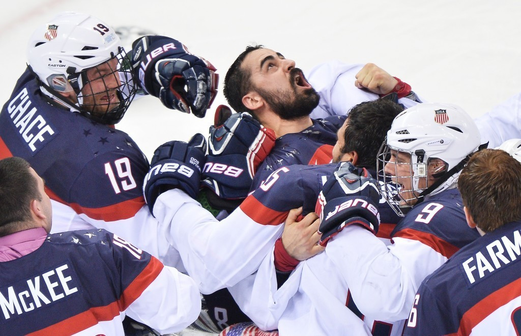 The men's ice sledge hockey team took home the Paralympic Team of the Year