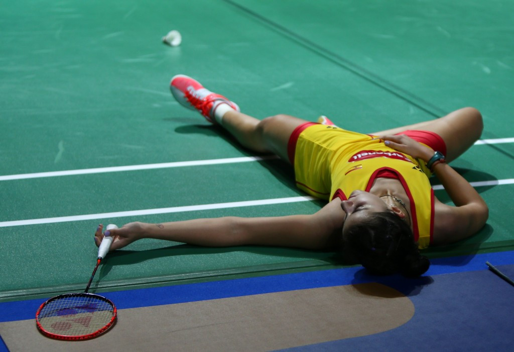 Carolina Marin lost her second group match but still advanced to the semi-final ©Getty Images
