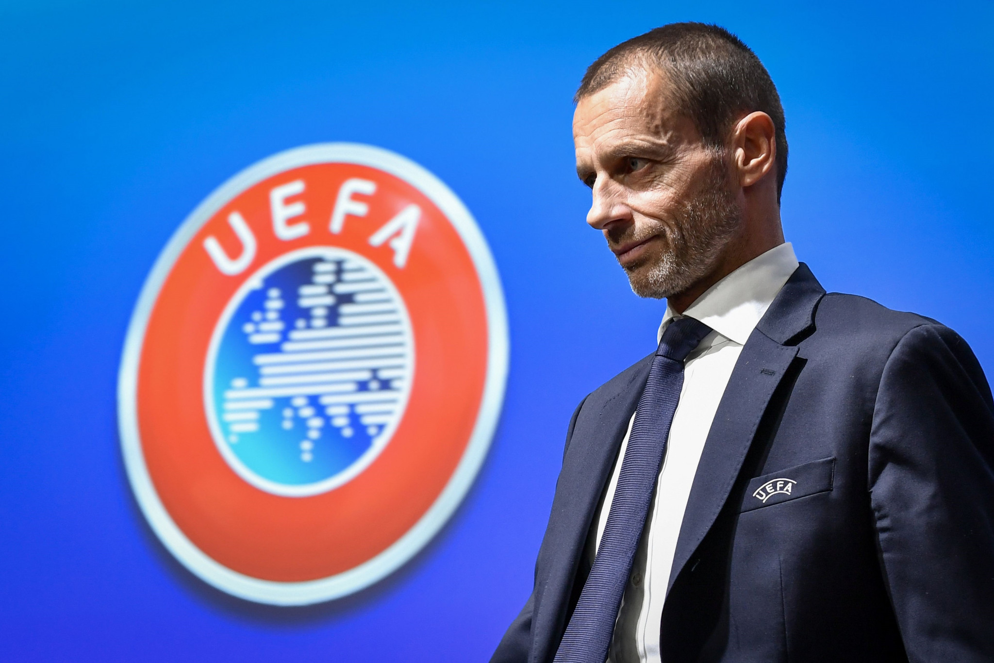 UEFA President Aleksander Čeferin said the health of fans, staff and players has to be the continental governing body's number one priority ©Getty Images