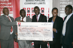 National Olympic Committee of Kenya receive donation for awards ceremony