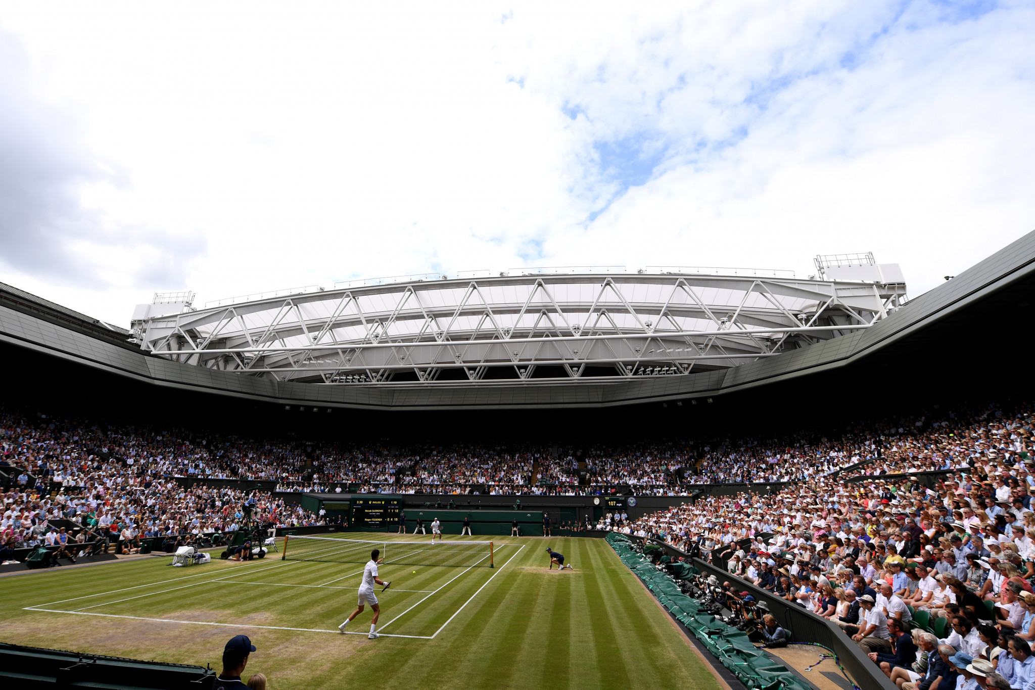 Preparations for Wimbledon are continuing despite the coronavirus crisis ©Getty Images