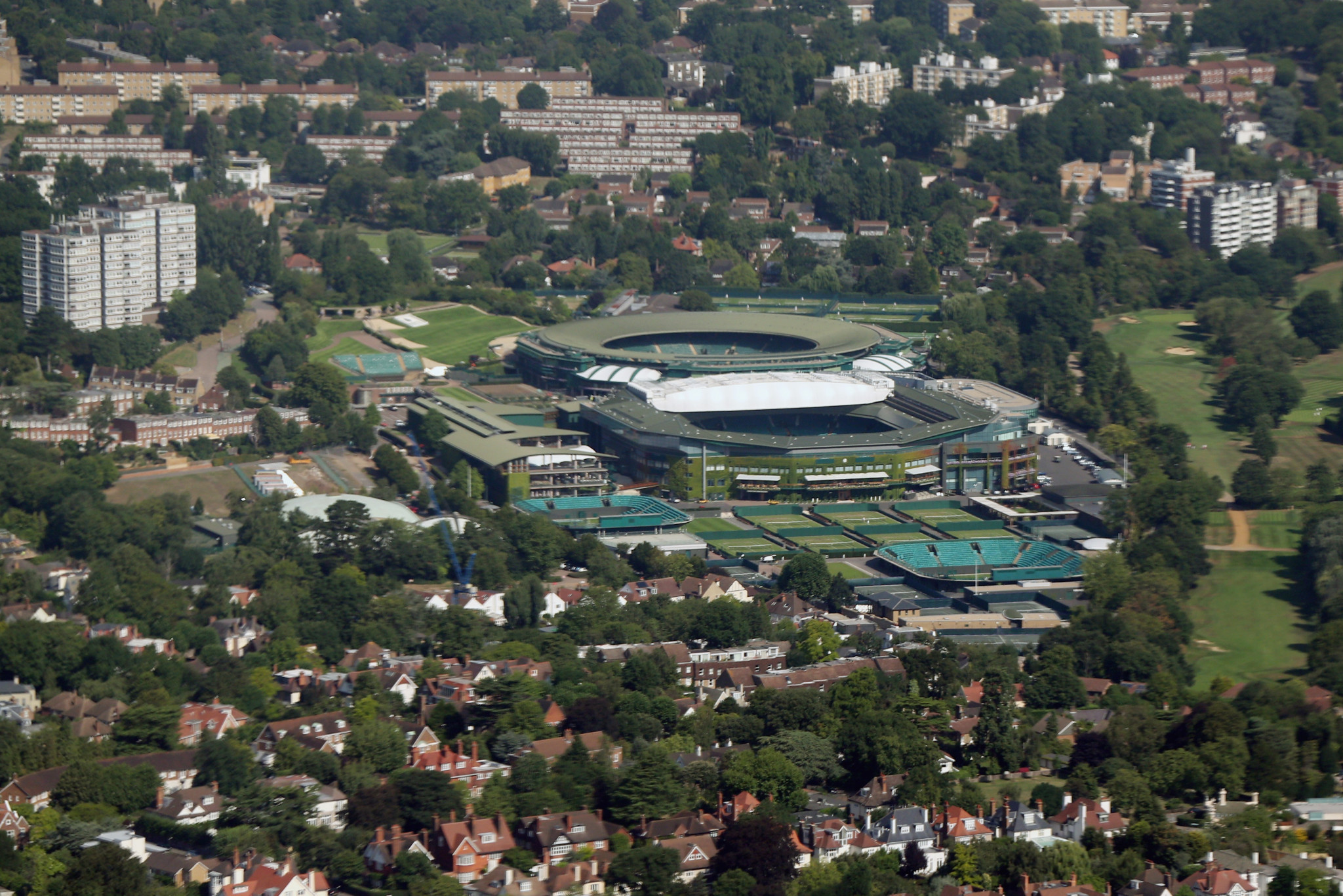 The Wimbledon museum, shop and community sports ground have been closed due to the coronavirus outbreak ©Getty Images