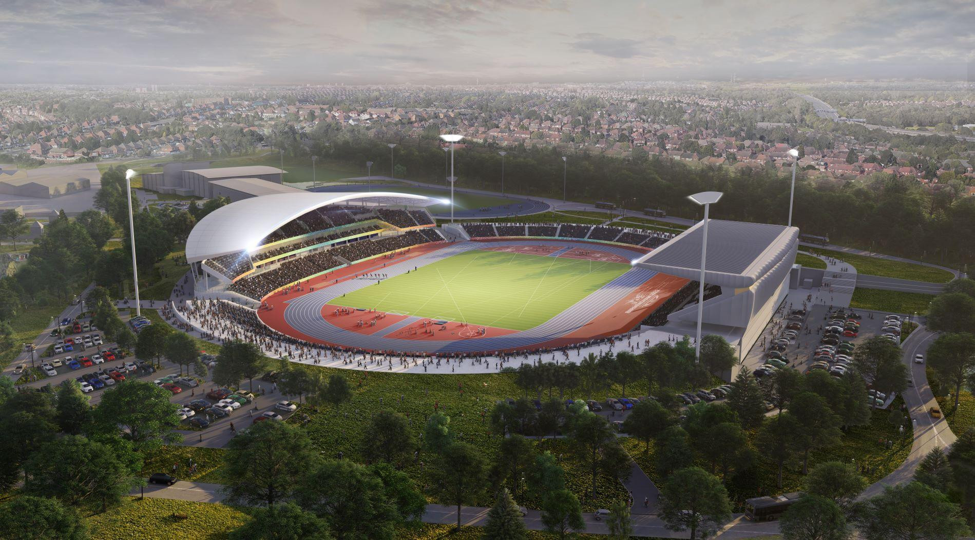 McLaughlin and Harvey to redevelop Alexander Stadium for Birmingham 2022