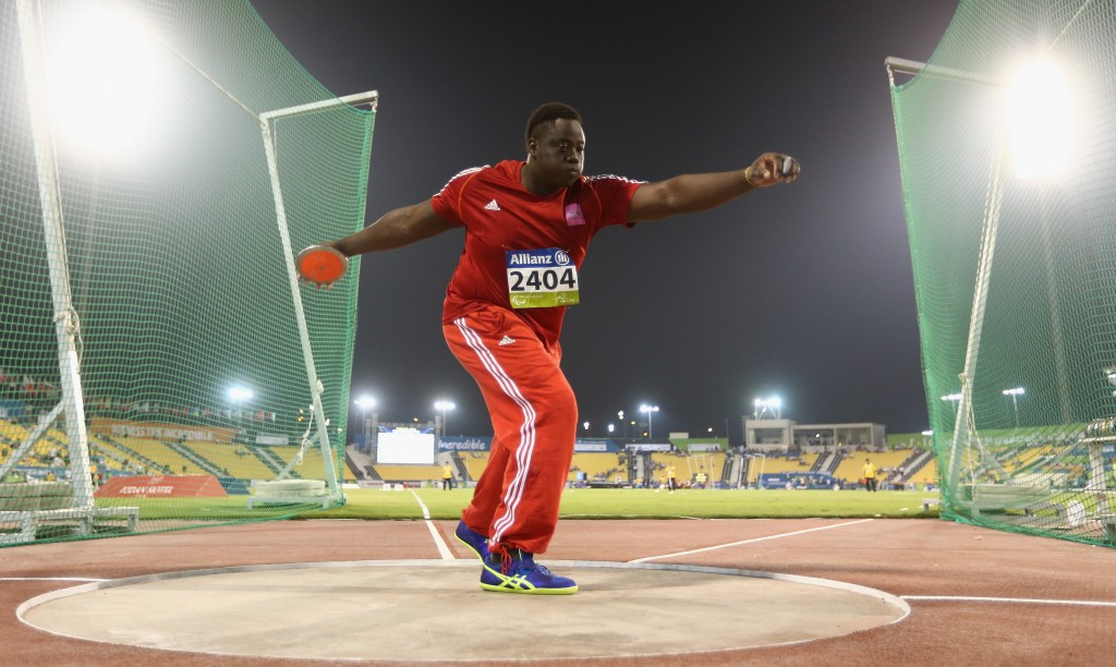 Akeem Stewart also claimed bronze at the IPC Athletics World Championships this year