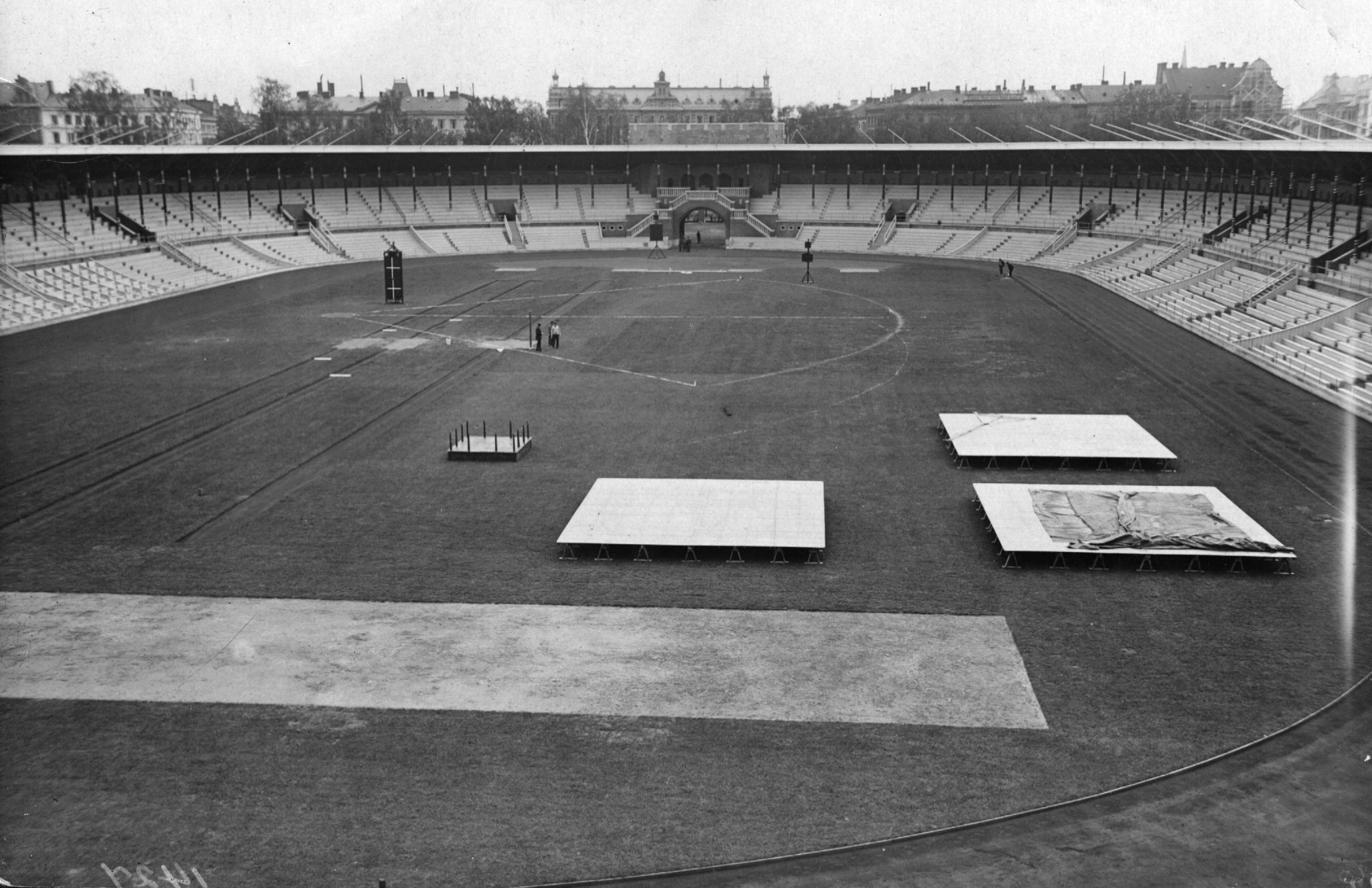 Stockholm Olympic Stadium in 1912 ©Getty Images