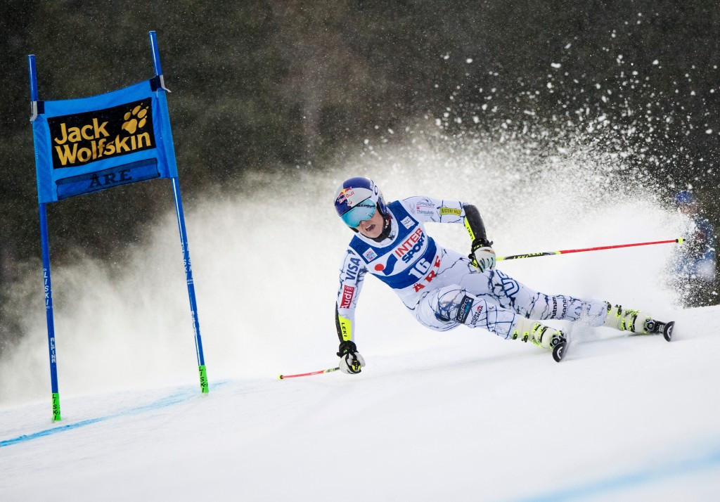 Lindsey Vonn on her way to another World Cup win in Sweden