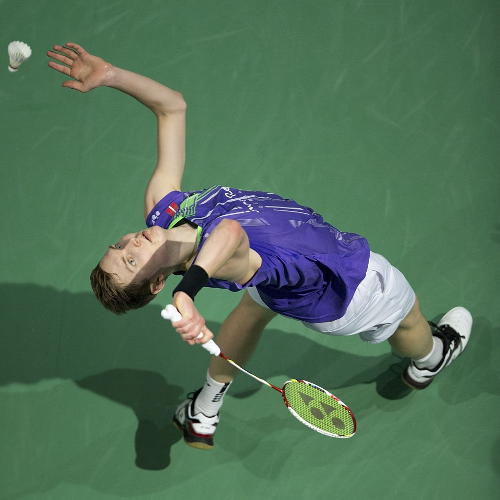 Denmark's Viktor Axelsen earned his first win over Chen Long to reach the men's singles final ©Getty Images