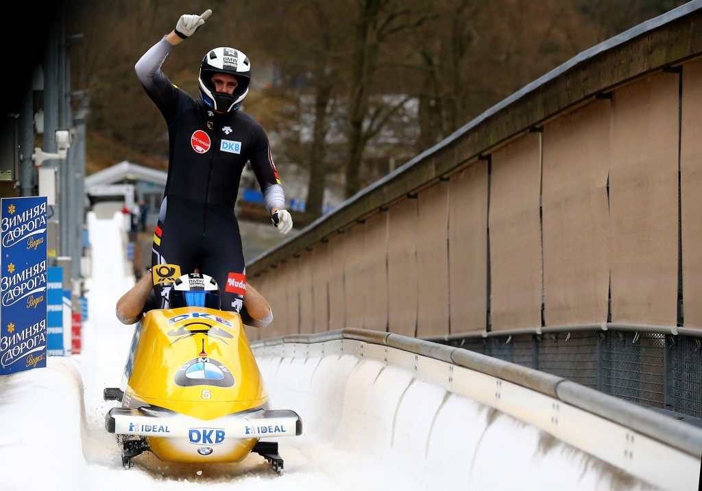 Friedrich guides German duo to a hat-trick of Bobsleigh World Cup wins