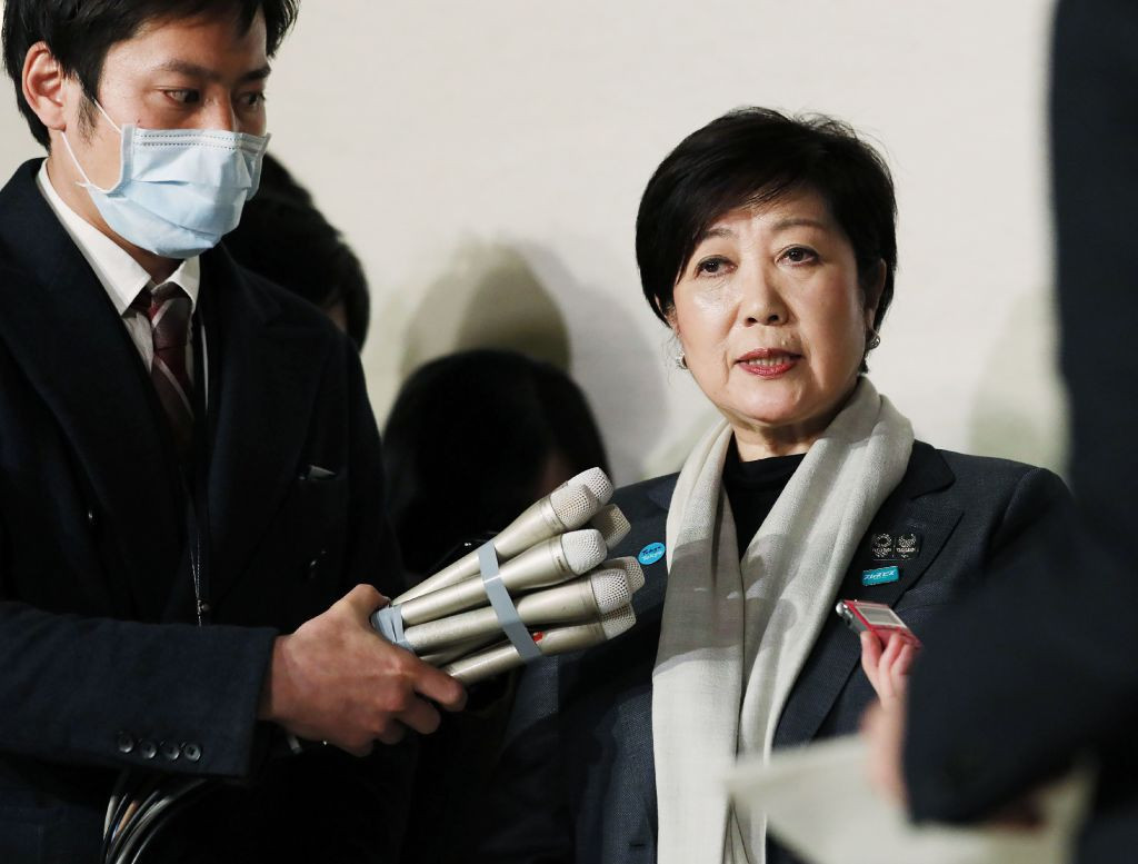 Koike urges public to support coronavirus measures to ensure successful rearranged Olympics