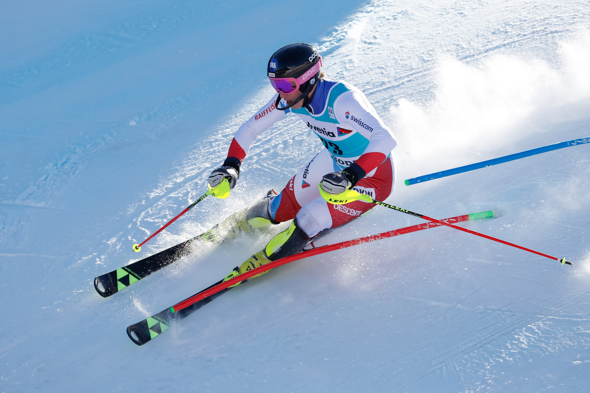Switzerland's Alpine skier Tanguy Nef has been announced as the winner of the International Matteo Baumgarten Award ©Getty Images
