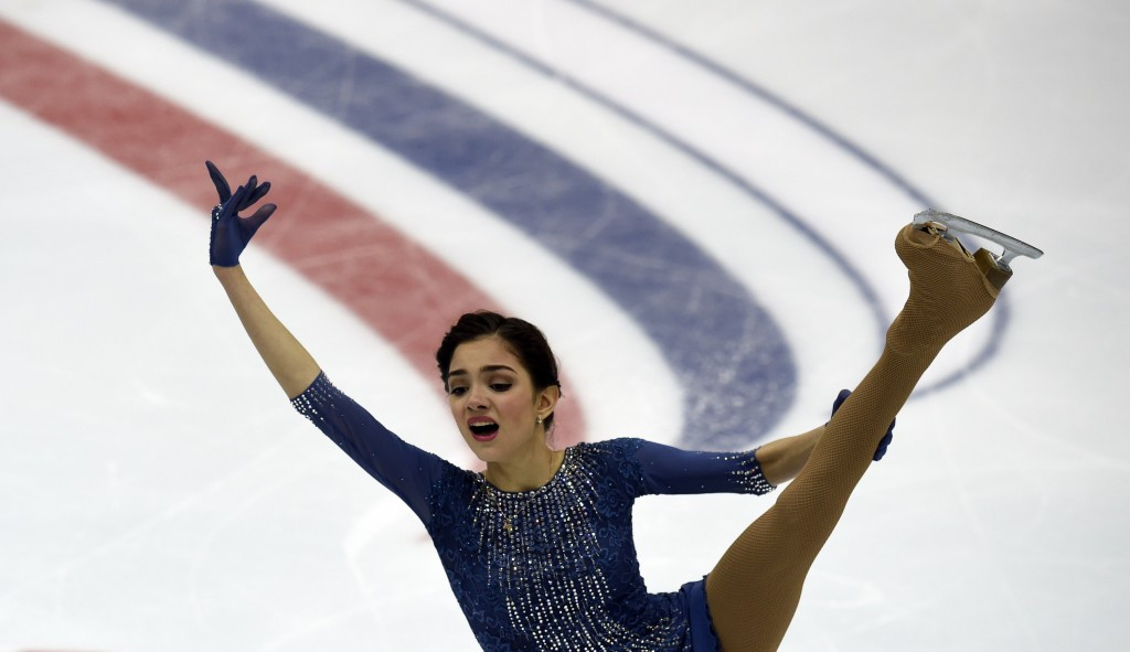 Russia's Evgenia Medvedeva earned the ladies title after a fine free skate performance
