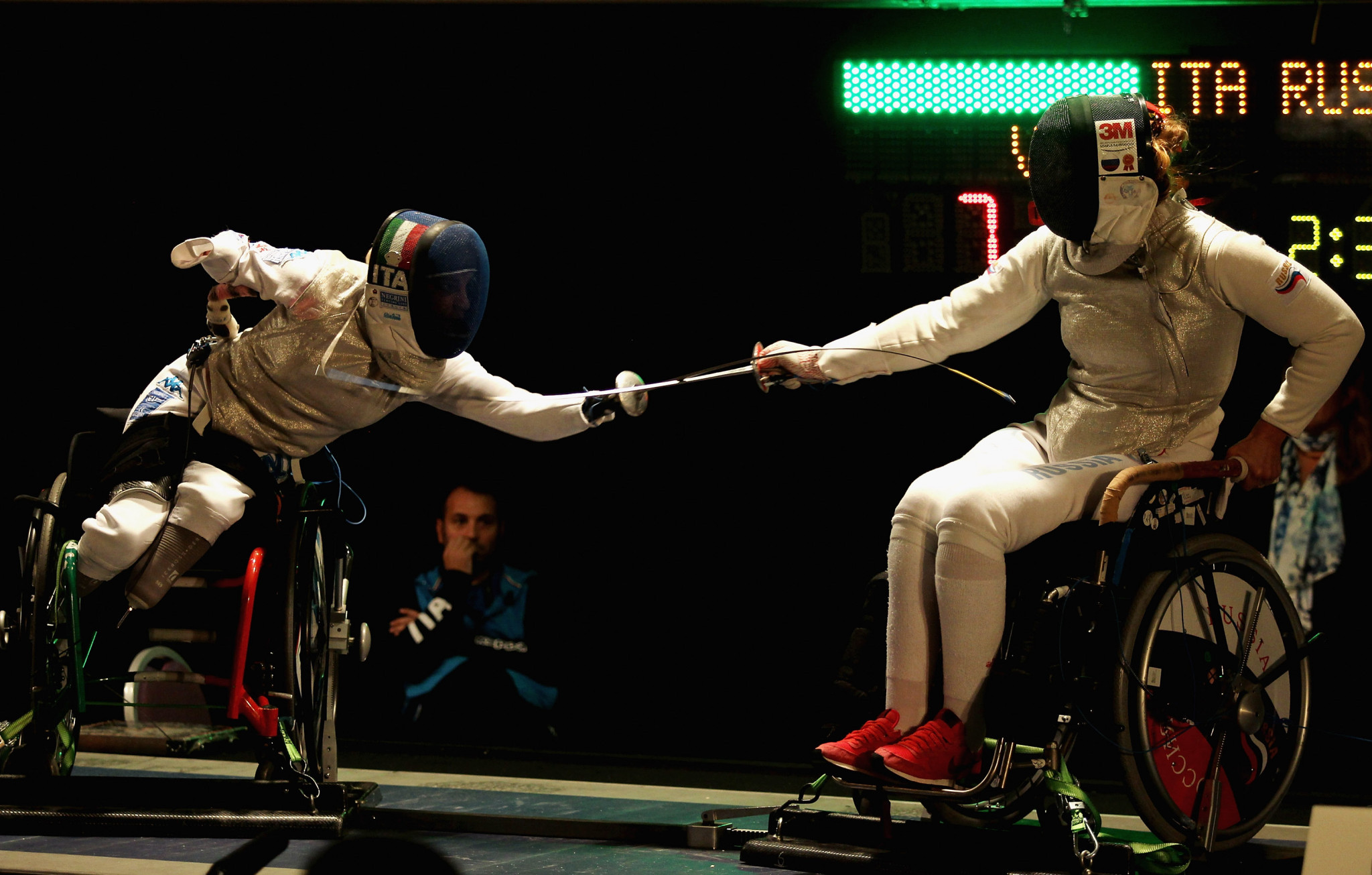 Wheelchair fencing competition would have featured at the Paralympic Games ©Getty Images