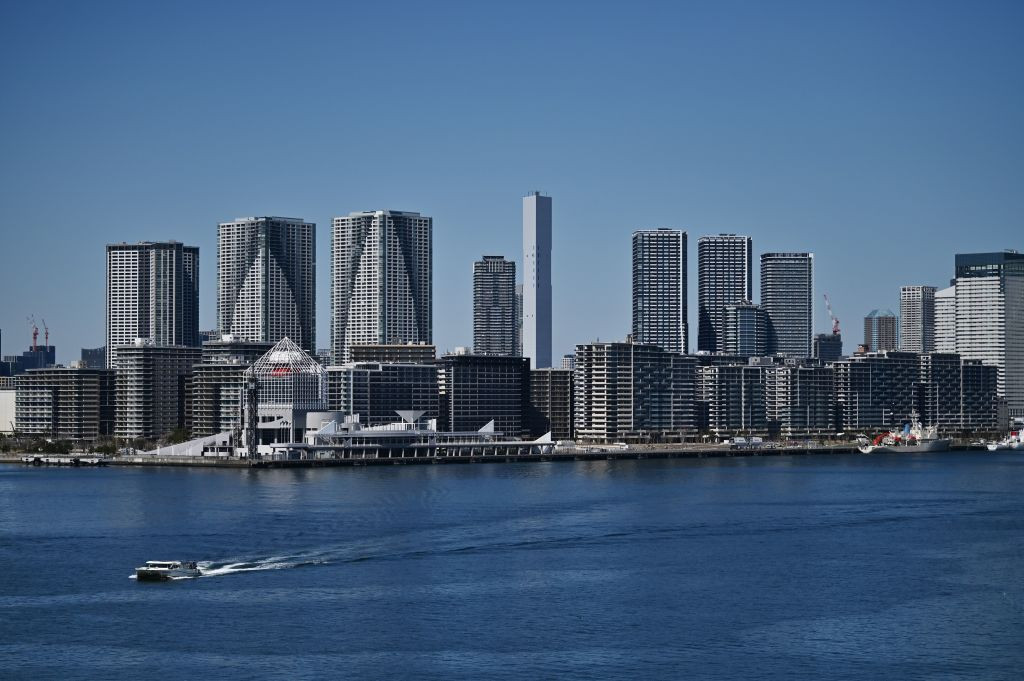 The Athletes' Village is located in the Tokyo Bay area of the city ©Getty Images