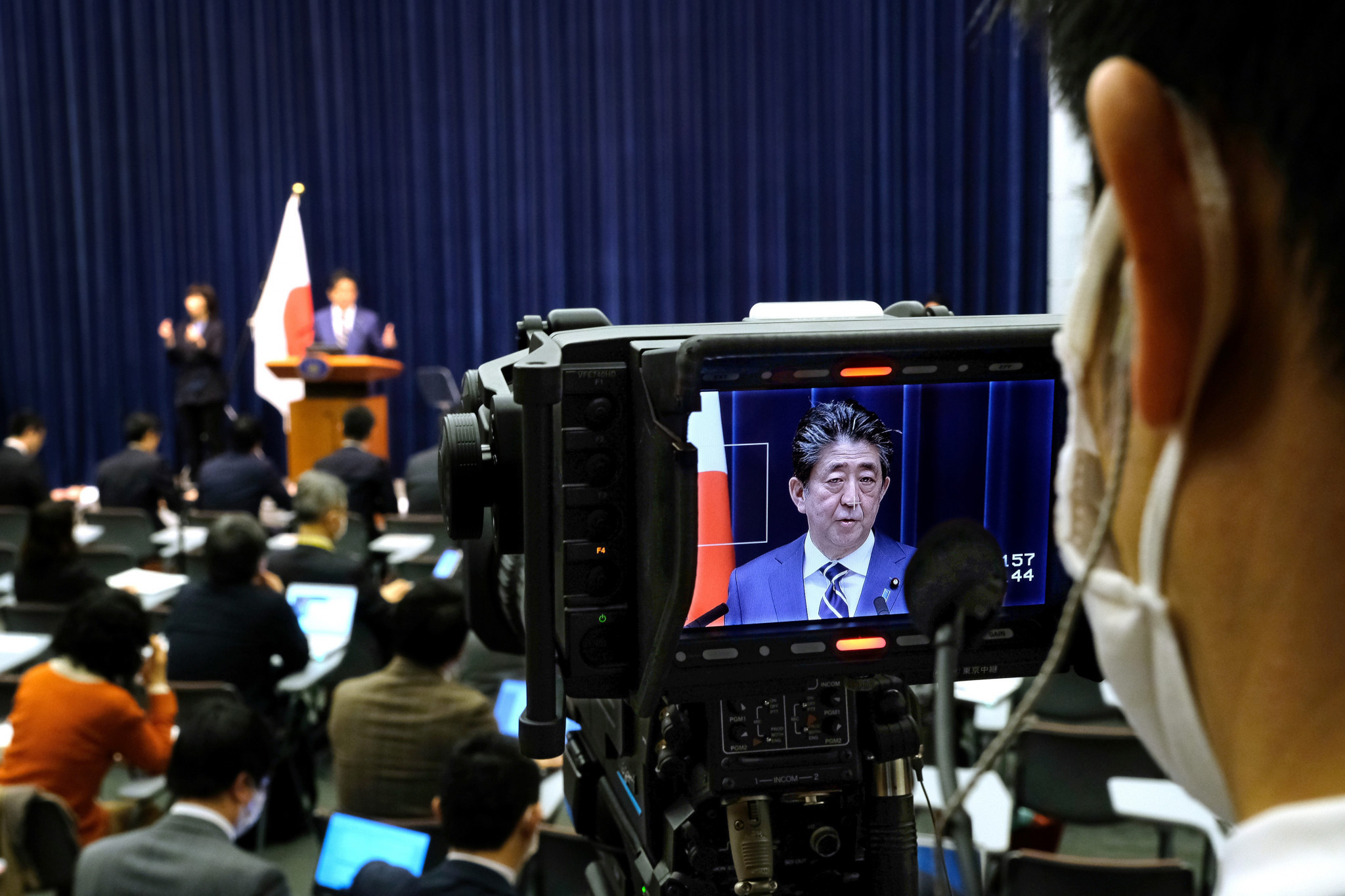 Prime Minister Shinzō Abe says Japan faces a 