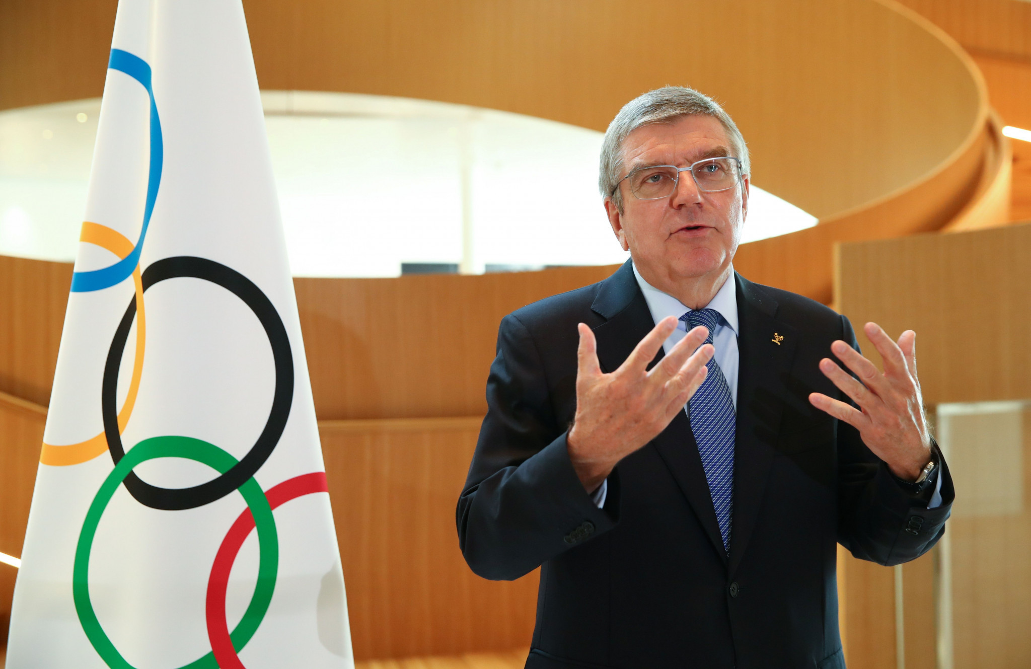 IOC President Thomas Bach was criticised for his handling of the postponement of Tokyo 2020 ©Getty Images 
