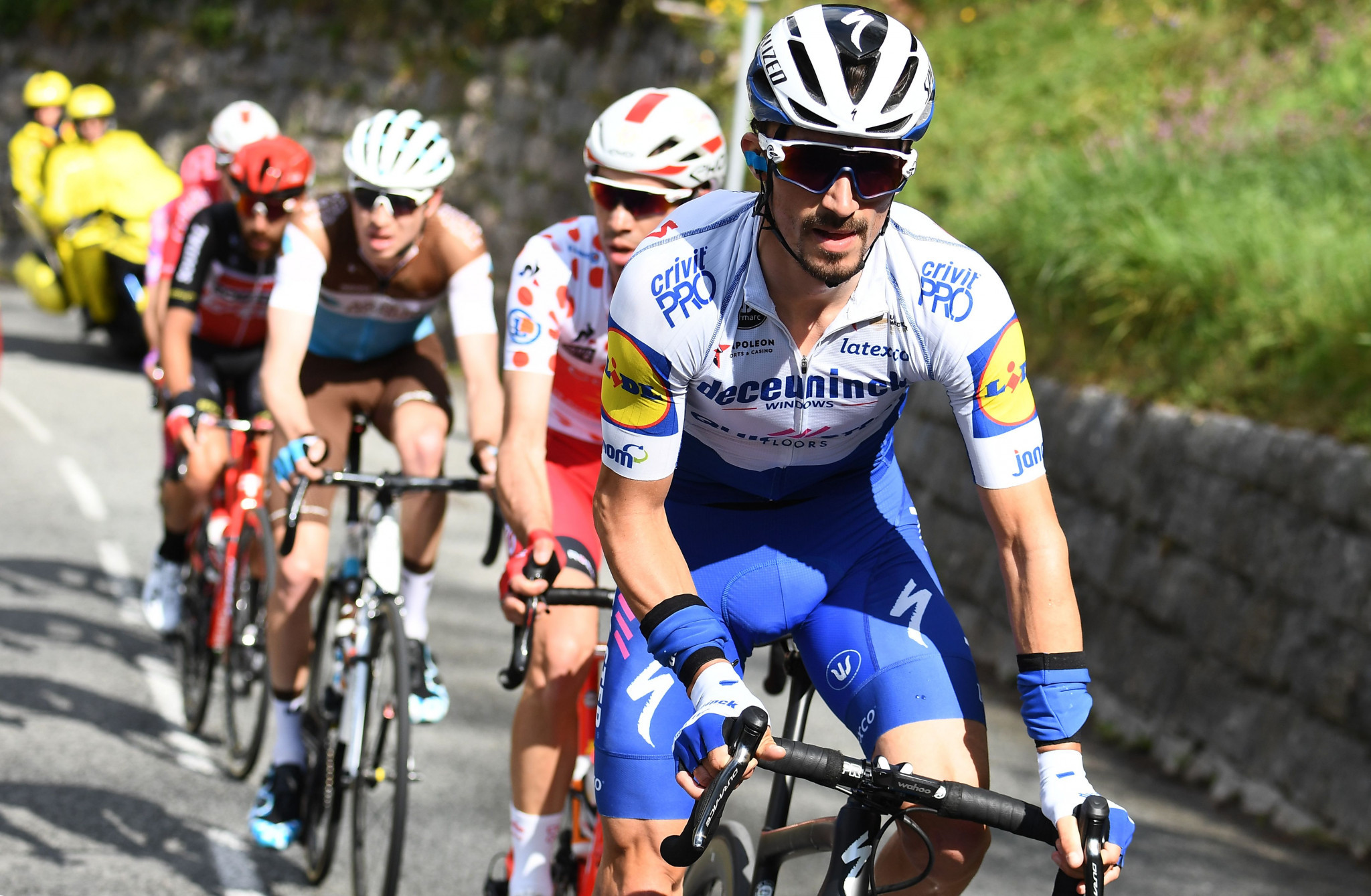 Julian Alaphilippe has expressed concerns should the race be held without spectators ©Getty Images