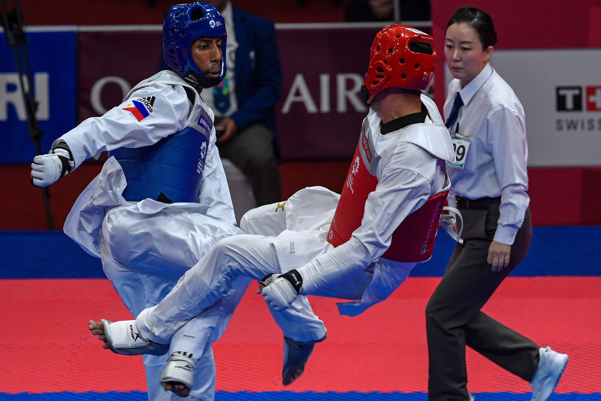 Filipino taekwondo athletes have begun training at home ©Getty Images