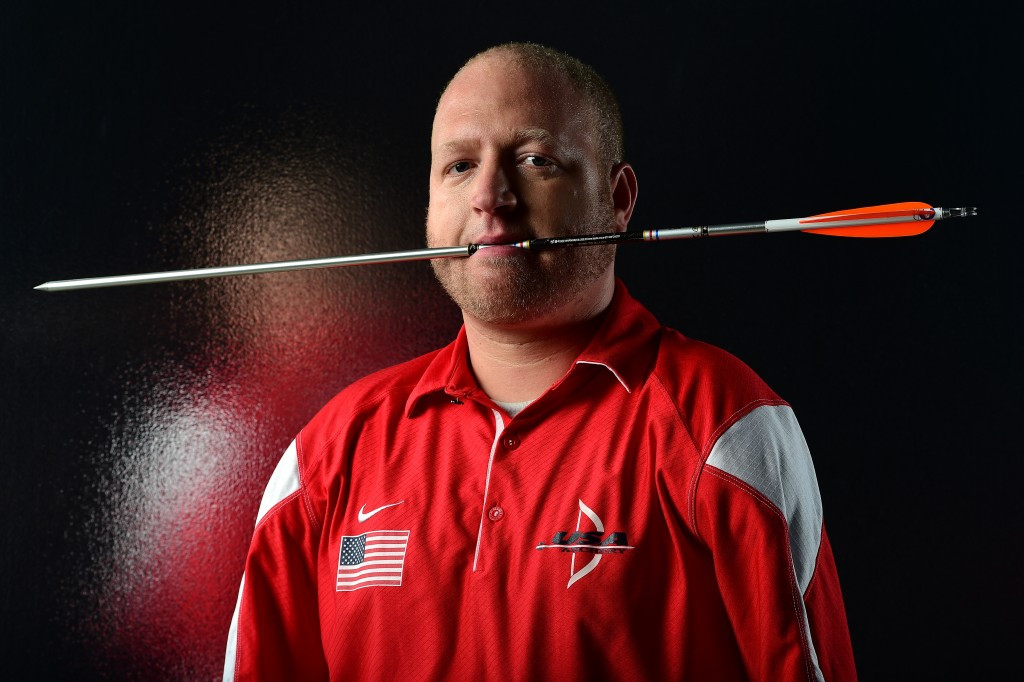 Matt Stutzman achieved a distance of 310 yards to break his own record ©Getty Images
