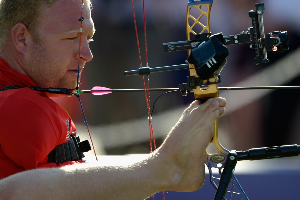 Matt Stutzman earned silver at London 2012 but is targeting gold at next year's Paralympic Games in Rio