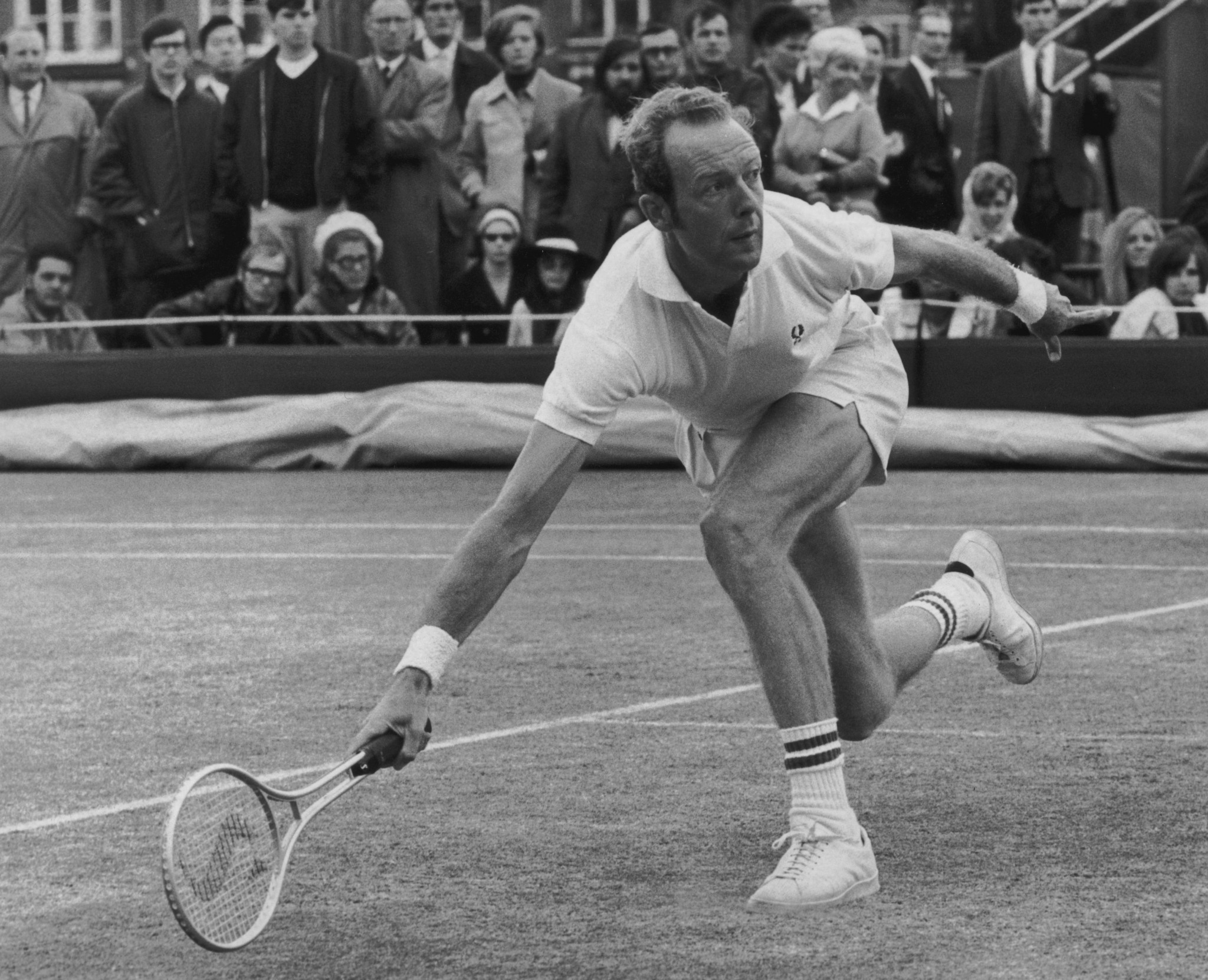 Fred Stolle of Australia was a recipient of the Philippe Chatrier Award after earning 19 Grand Slams throughout his career ©Getty Images