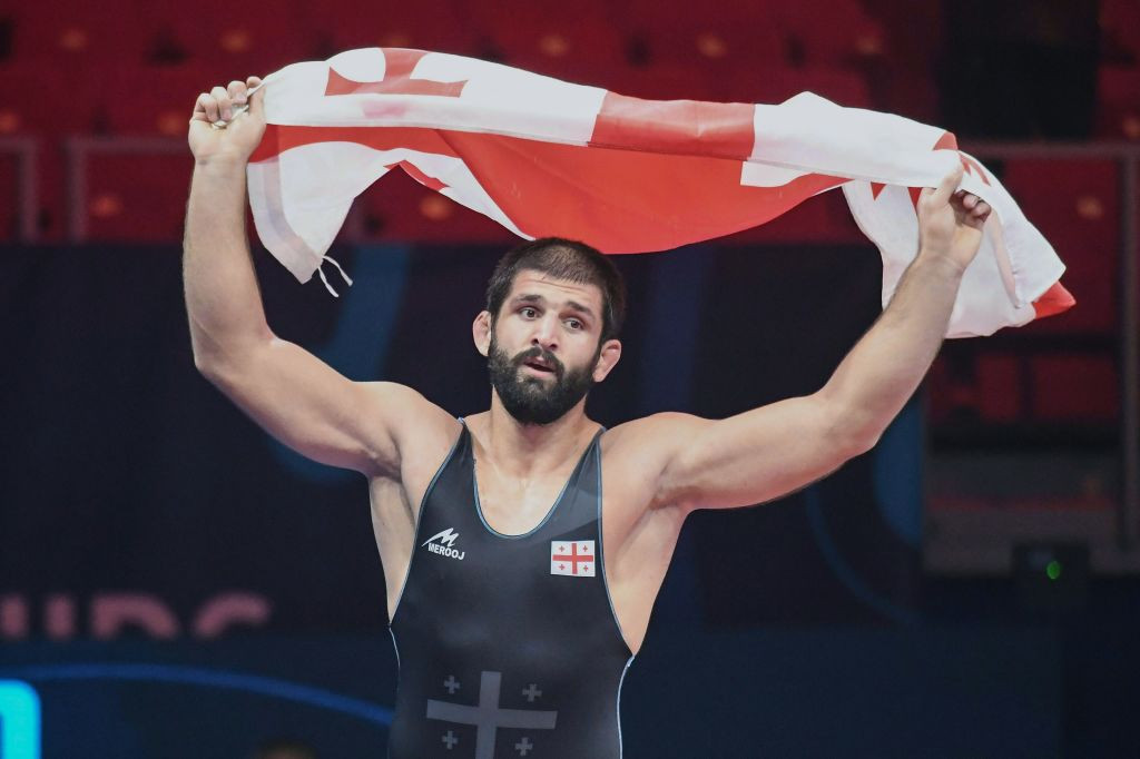 Geno Petriashvili of Georgia has guaranteed top seeding in the men's 125kg category ©Getty Images