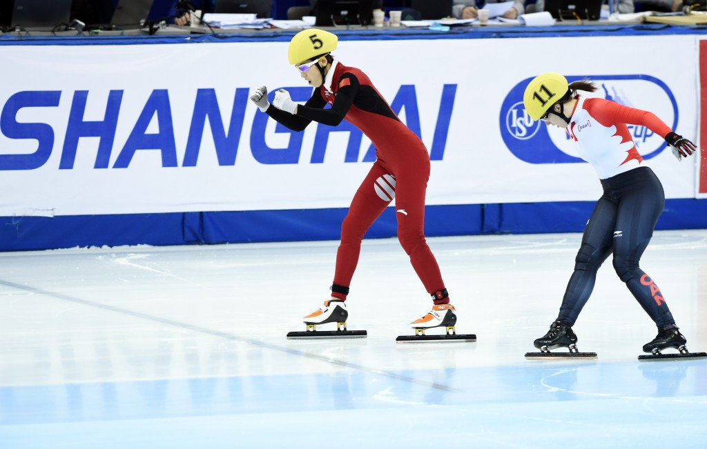 Hosts China claim three titles as ISU Short Track World Cup concludes in Shanghai
