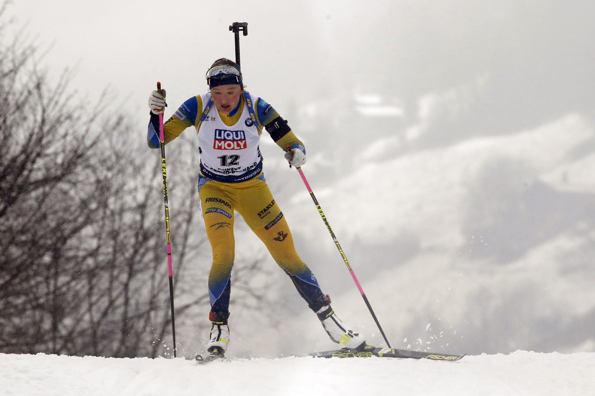 Linn Persson was one the Swedish biathletes to be coached by Byström last season ©Getty Images